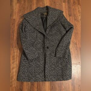 Vintage Marvin Richards NY Women’s Grey Animal Print Coat